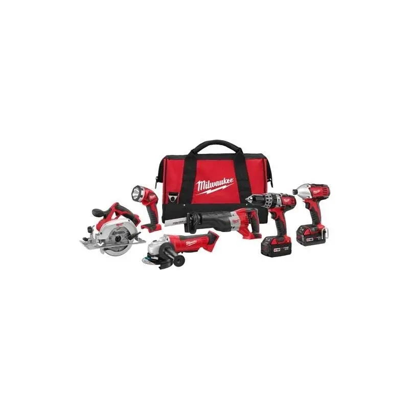 Milwaukee 2696-26 M18 Cordless 6-Tool Combo Kit 1