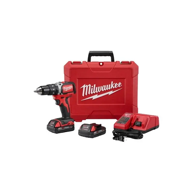 Milwaukee 2702-22Ct M18 1/2" Compact Brushless Hammer Drill/Driver Kit (Tool Only) 1