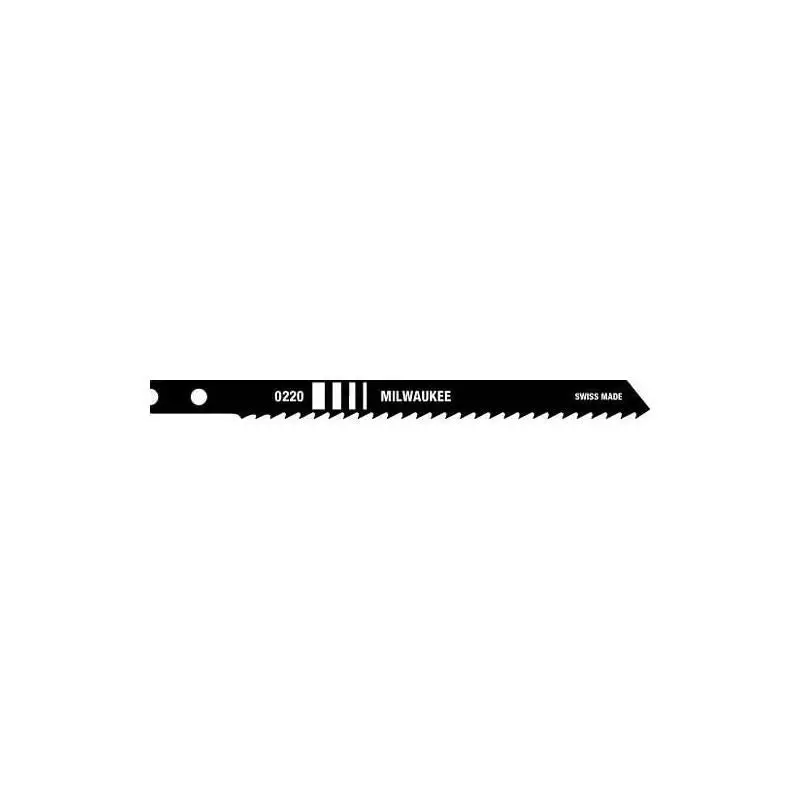 Milwaukee 4-Inch 8 Tpi High-Carbon Steel Jig Saw Blades – 5-Pack 1