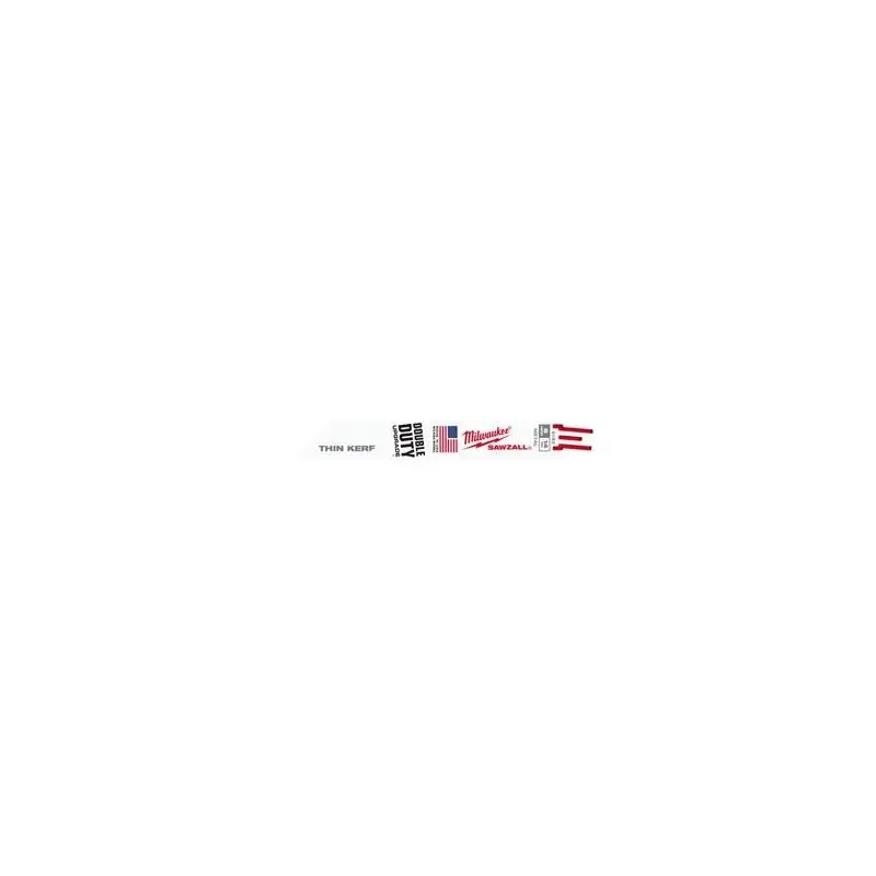 Milwaukee 6" 14-Tpi Sawzall Reciprocating Saw Blades (48-01-7182) 1