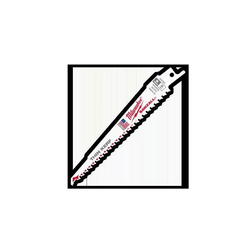 Milwaukee 6" 5-Tpi Sawzall Reciprocating Saw Blades (100-Pack) 1