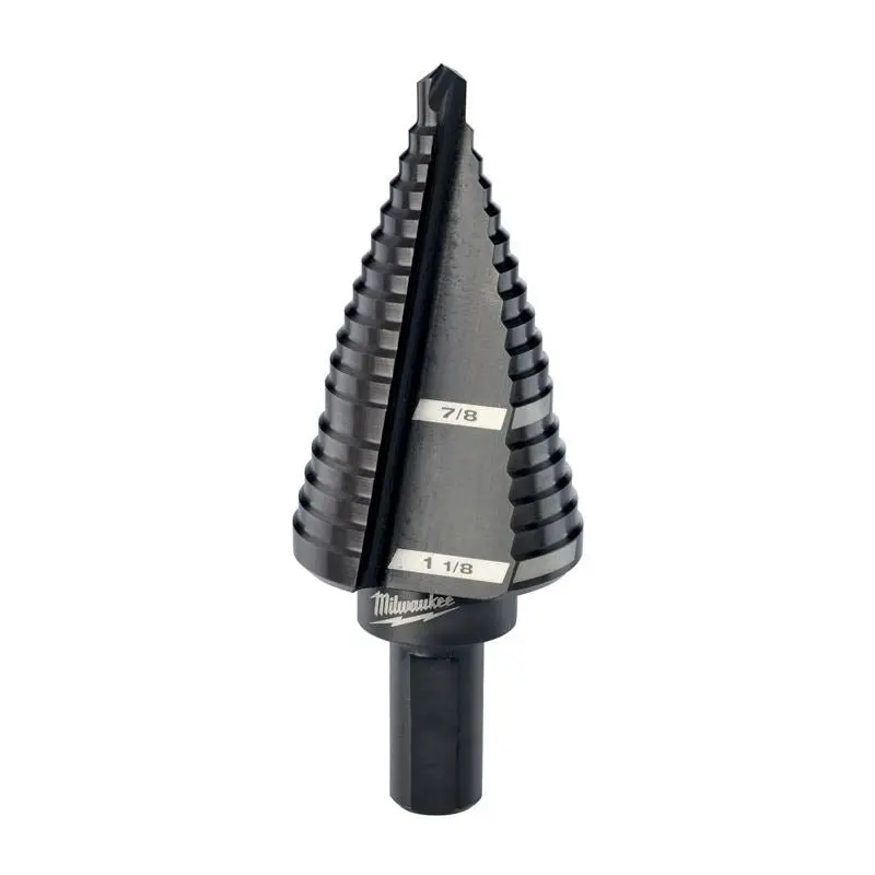 Milwaukee 7/8-Inch And 1-1/8-Inch #9 Step Drill Bit (48-89-9209) 1