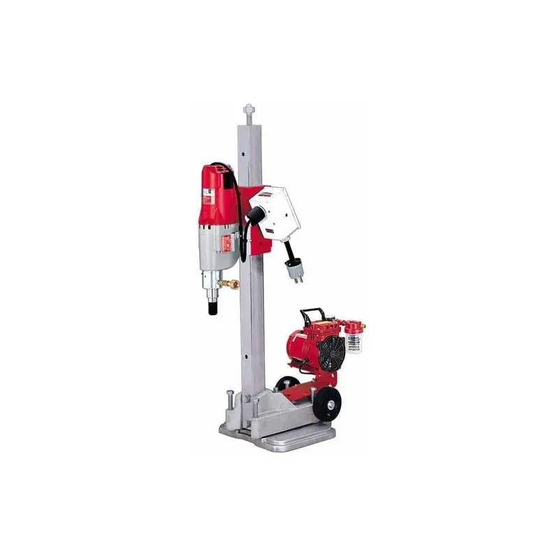 Milwaukee Diamond Coring System: Compact Base Rig With Vac-U-Rig Kit, Meter Box, And Core Motor 1