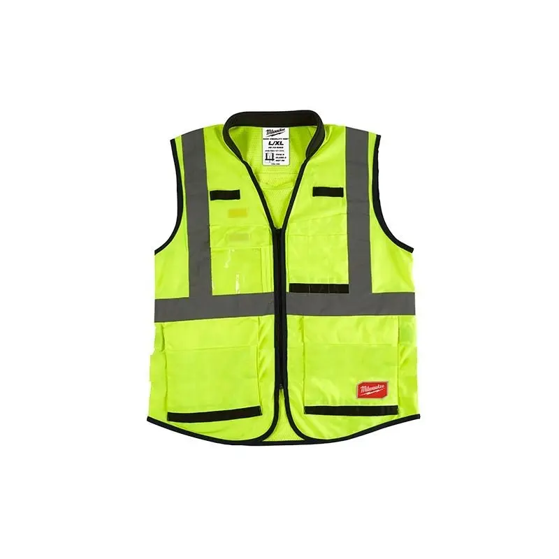 Milwaukee High-Visibility Yellow Safety Vest – Xxl/Xxxl, Csa-Compliant 1