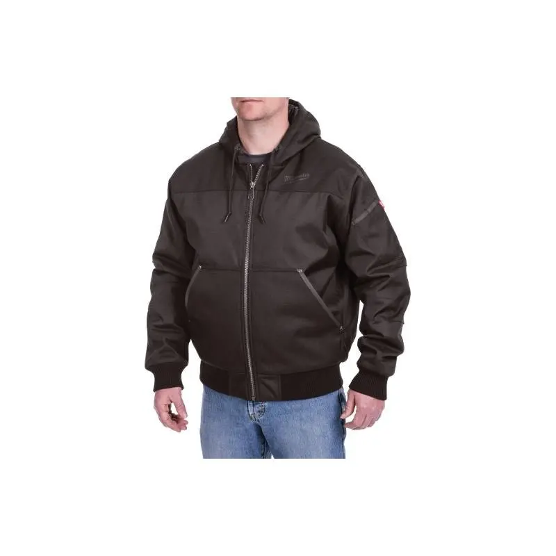 Milwaukee Hooded Work Jacket – Medium, Black 1