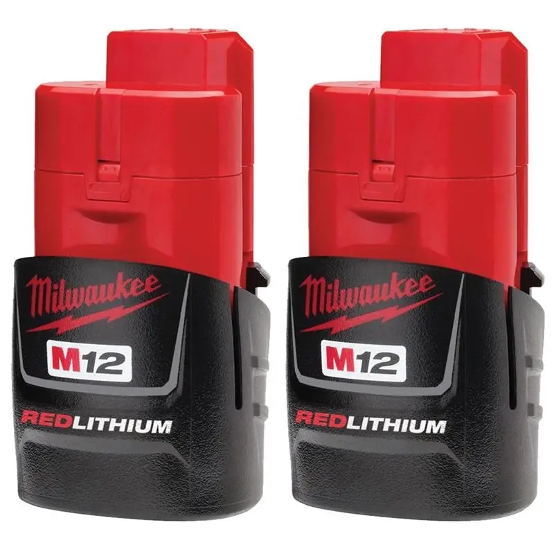 Milwaukee M12 Redlithium 1.5Ah Compact Battery Pack (2-Pack) 1