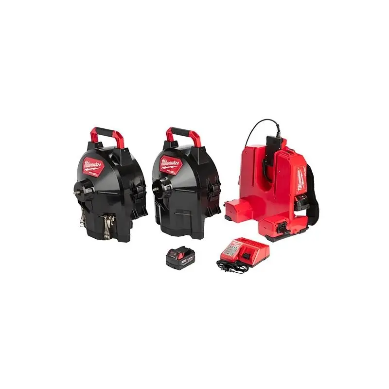 Milwaukee M18 Fuel Switch Pack Drum Auger System – 1/2" Sectional Drain Cleaner 1