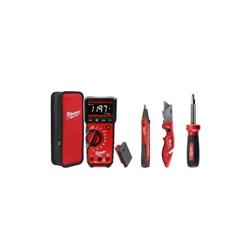 Milwaukee M2220-20 Electrical Combo Kit With Essential Tools 1