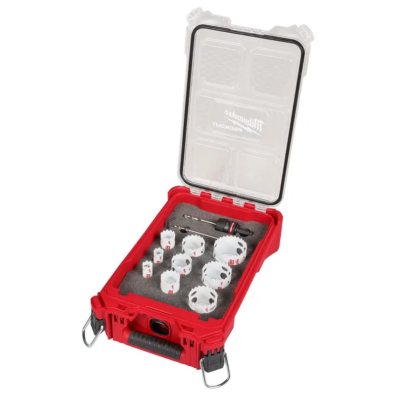Milwaukee Quik-Lok Hole Dozer Bi-Metal Hole Saw Kit – 12-Piece With Packout Organizer 1