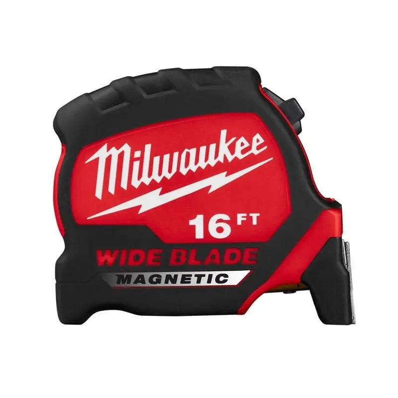 Milwaukee Wide-Blade Magnetic Tape Measure – 16Ft, High-Strength Magnet 1