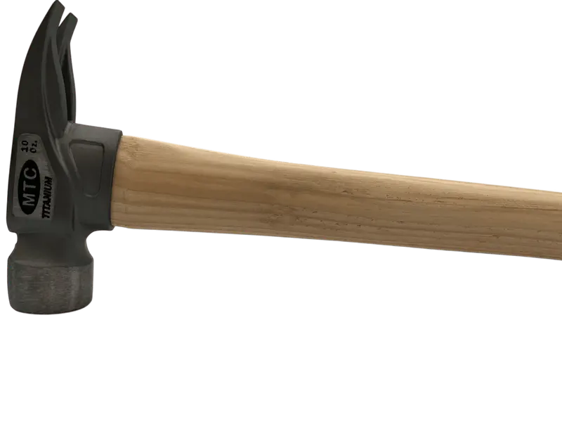 Mtc Martinez 14-Inch Titanium-Face Finish Hammer With Wood Handle And Oversized Face 1