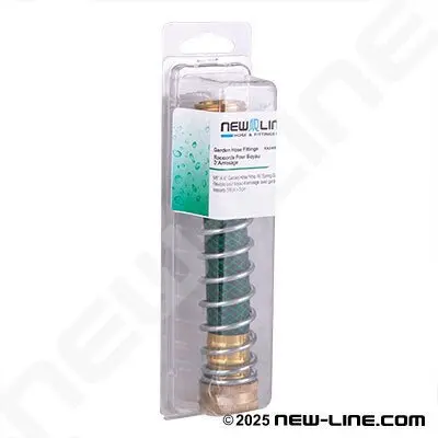 New-Line A2405063X1-20W Garden Hose Whip — 5/8" X 6 Ft With Spring Guard 1