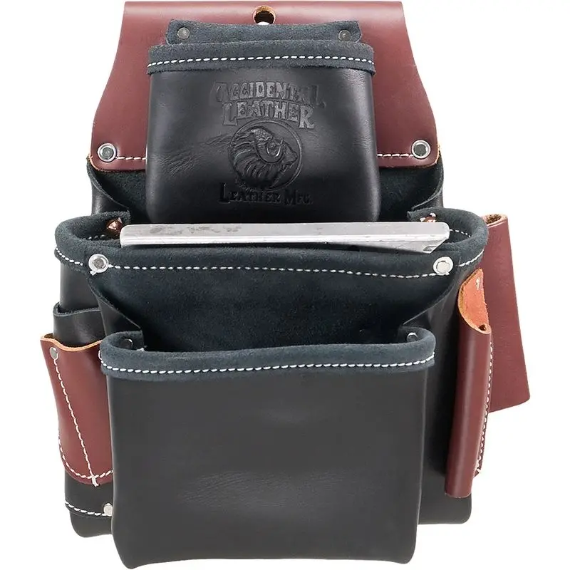 Occidental Leather B5060 3-Pouch Pro Fastener Bag – Black 1