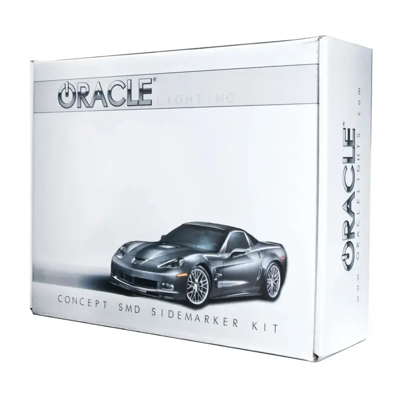 Oracle Lighting 3150-Gkz-C Concept Sidemarker Kit — Clear Lens With Torch Red Accent (Gkz Series) 1