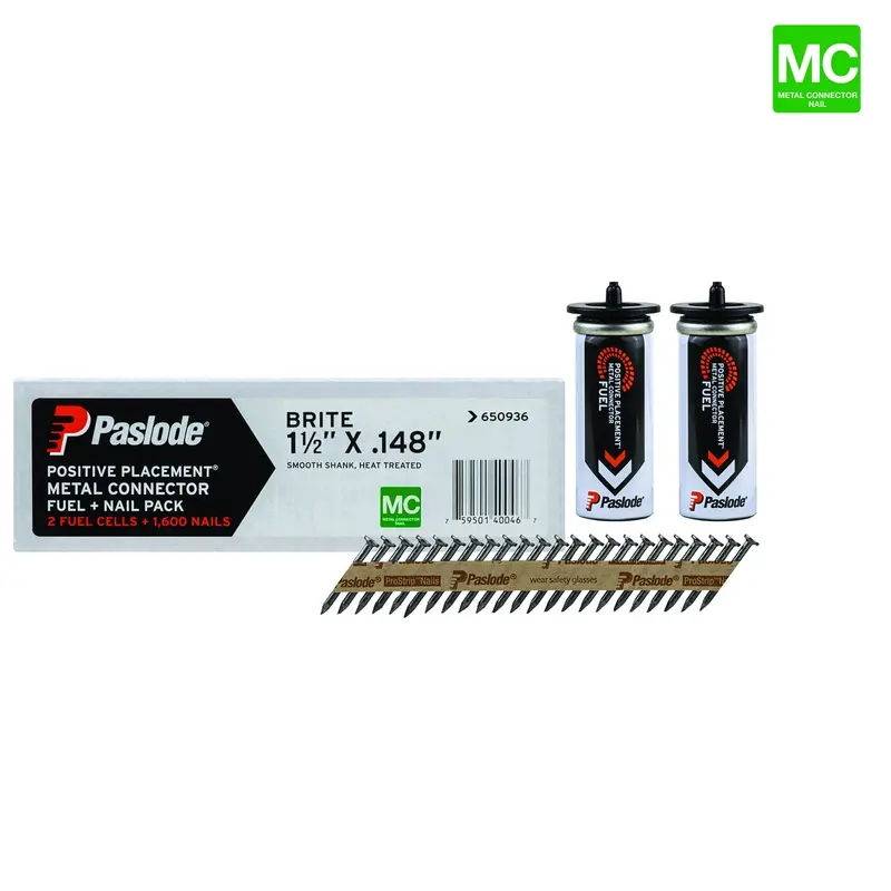 Paslode Positive Placement Metal Connector Kit – Fuel + Nails 1