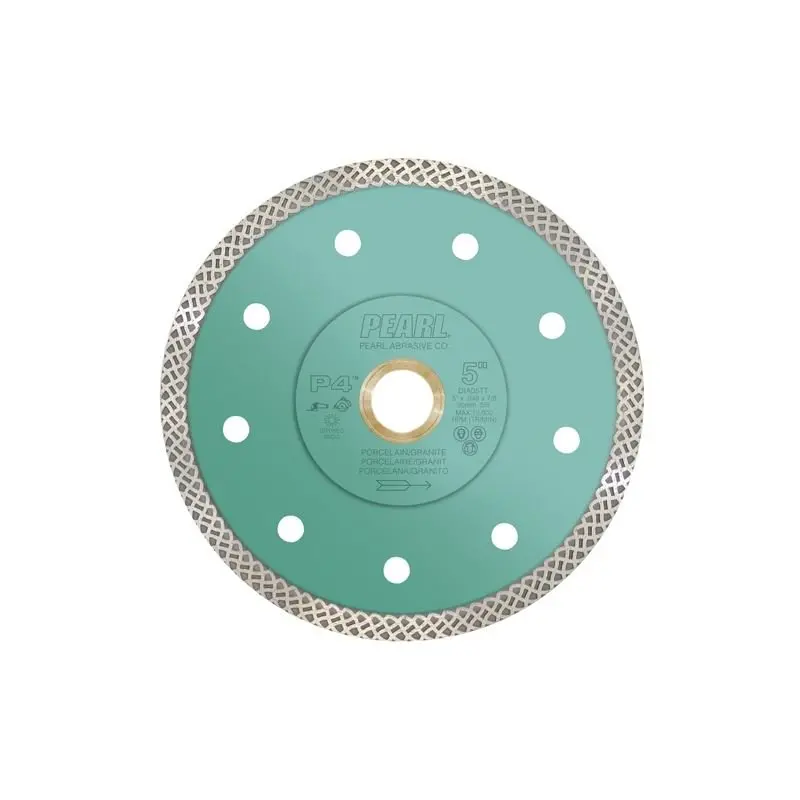 Pearl Dia05Tt 5-Inch P4 Thin Turbo Mesh Diamond Blade 1