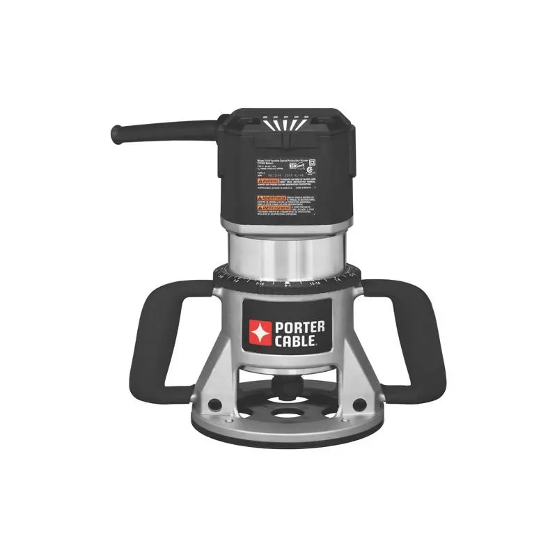 Porter-Cable 7518 Five-Speed Fixed-Base Router With 3-1/4 Hp Motor 1