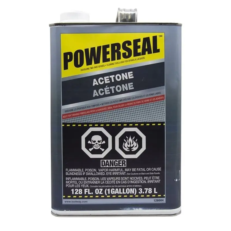 Powerseal Hazardous Acetone – 3.78-Liter Industrial Grade 1