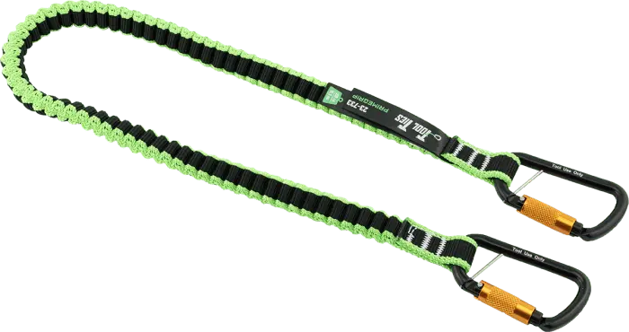 Primeline 23-733 20 Lb Dual-Carabiner Tool Lanyard – 70" Heavy-Duty Fall Protection Tether 1