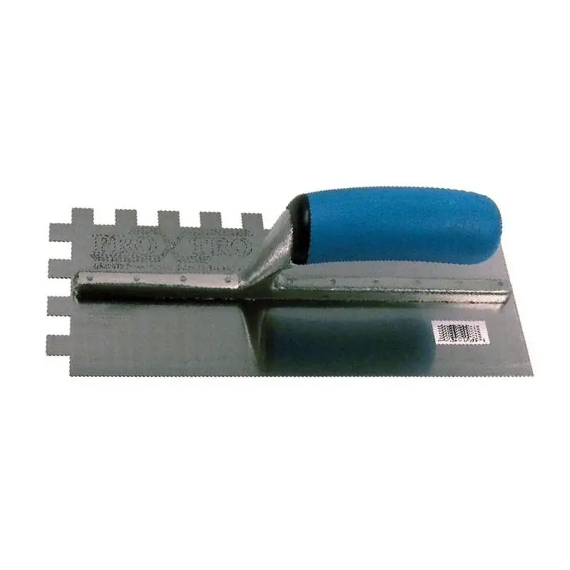 Proxtile Square-Notched Trowel – 11" X 4.5", Soft-Grip, 1/2" X 1/2" Notch 1
