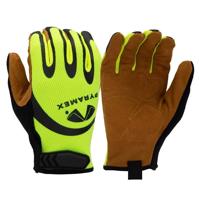 Pyramex Gl104Ht Heavy-Duty Leather Palm Safety Gloves 1