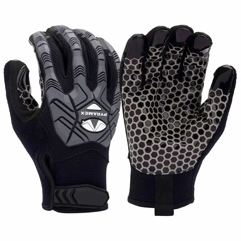 Pyramex Gl203Ht Work Gloves — Synthetic Leather With Silicone Palm Grip 1