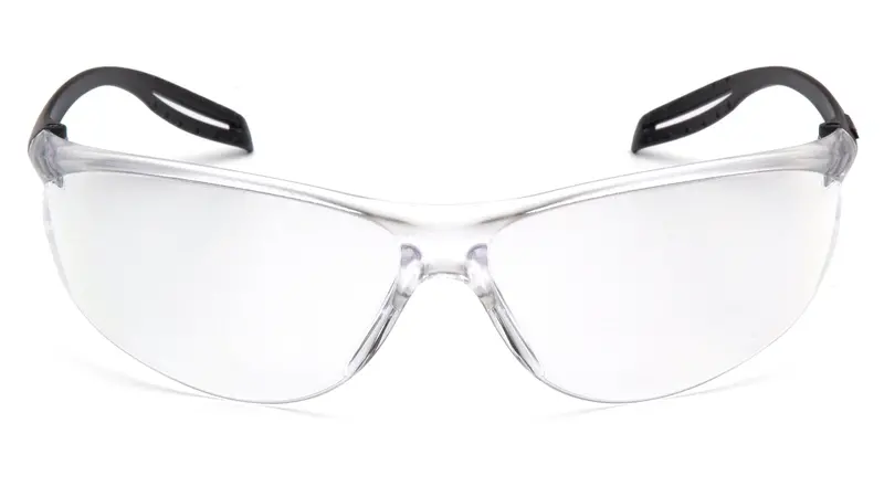 Pyramex Neshoba Clear-Lens Safety Glasses With H2Max Anti-Fog Coating 1