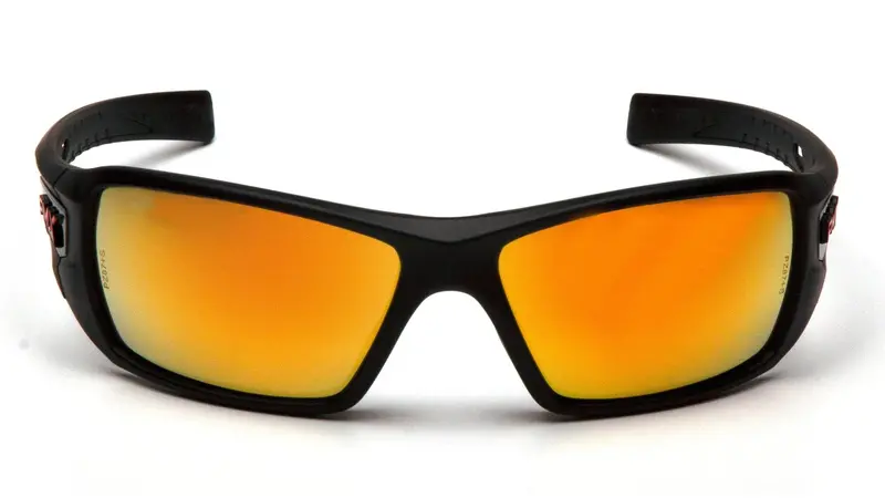 Pyramex Velar Full-Frame Safety Glasses – Ice Orange Mirror Lens With Af Coating 1