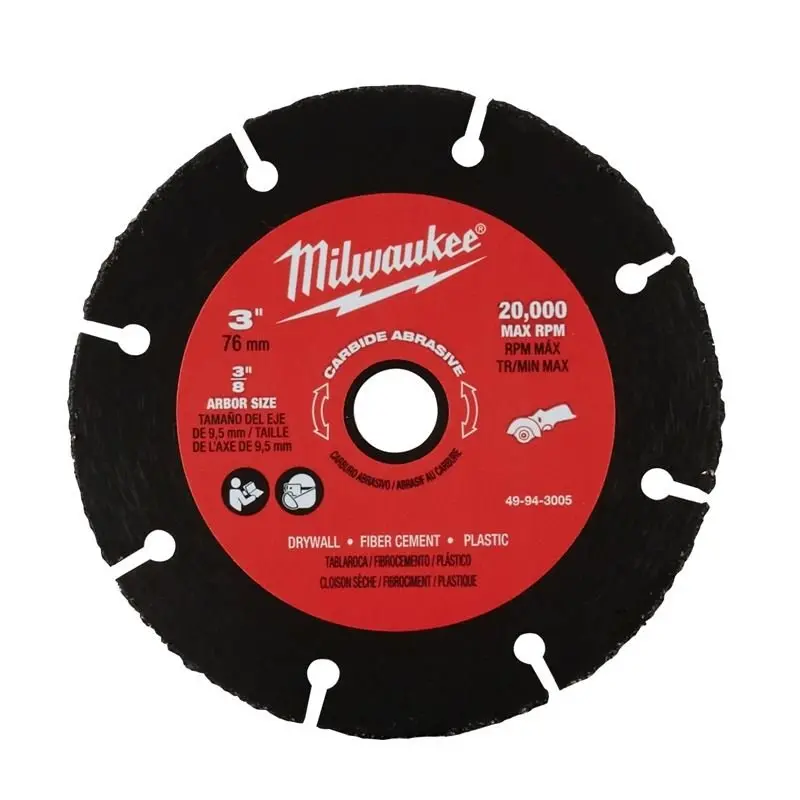Qep 3-Inch Carbide-Tipped Abrasive Cutting Blade — For Masonry & Concrete 1