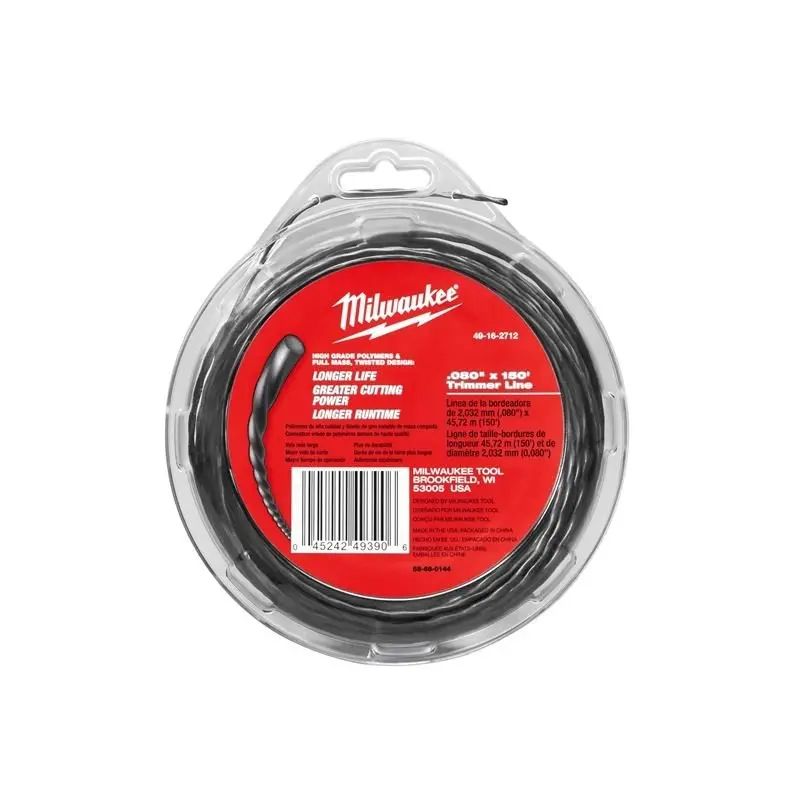 Replacement Trimmer Line: 0.080" Diameter × 150 Feet 1