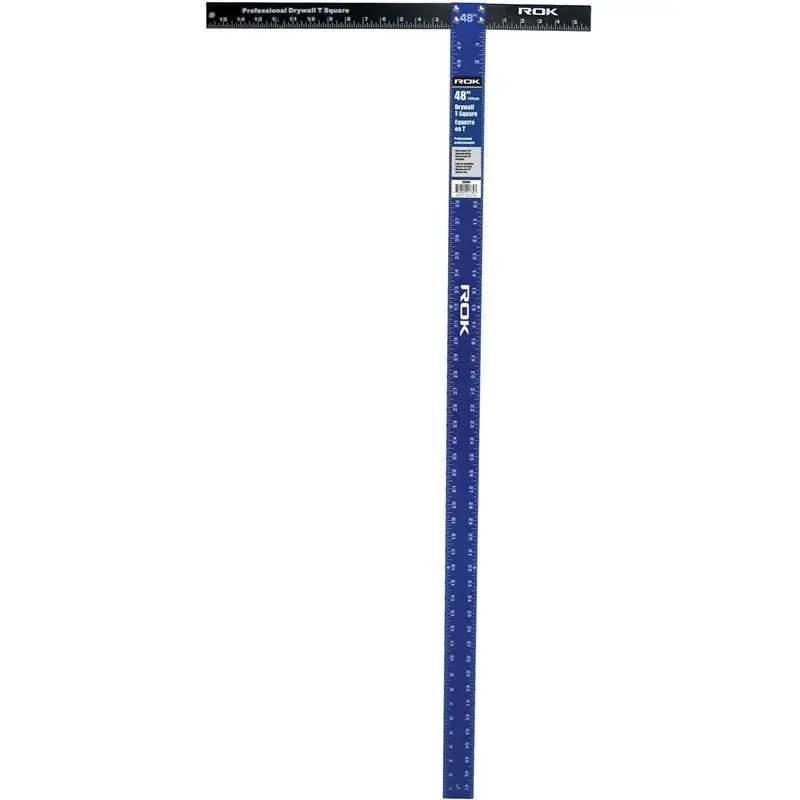 Rok 28385 48-Inch Precision Drywall T-Square For Layout & Alignment 1