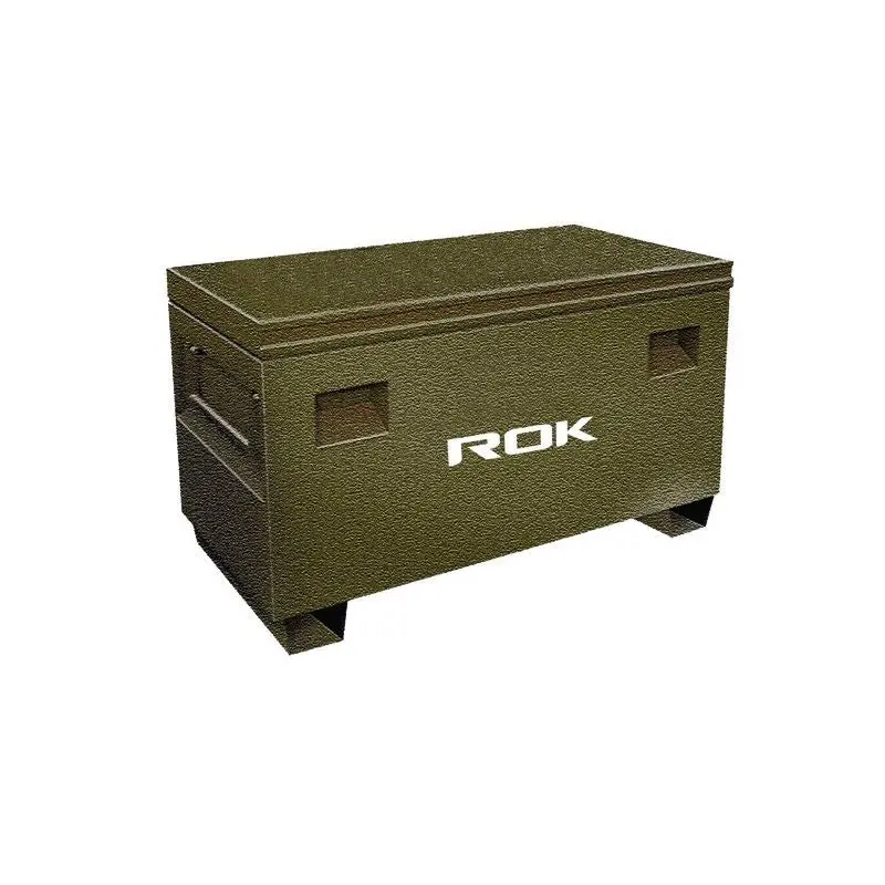Rok 48-Inch Heavy-Duty Aluminum Job Box With Lid Locks 1