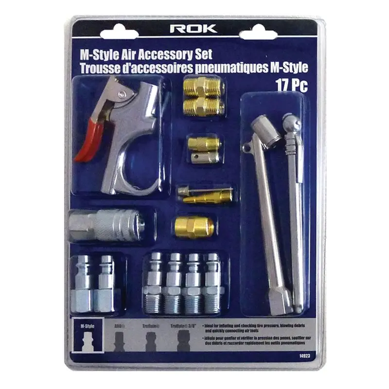 Rok M-Style Industrial Tool Set – 17-Piece Professional Kit 1