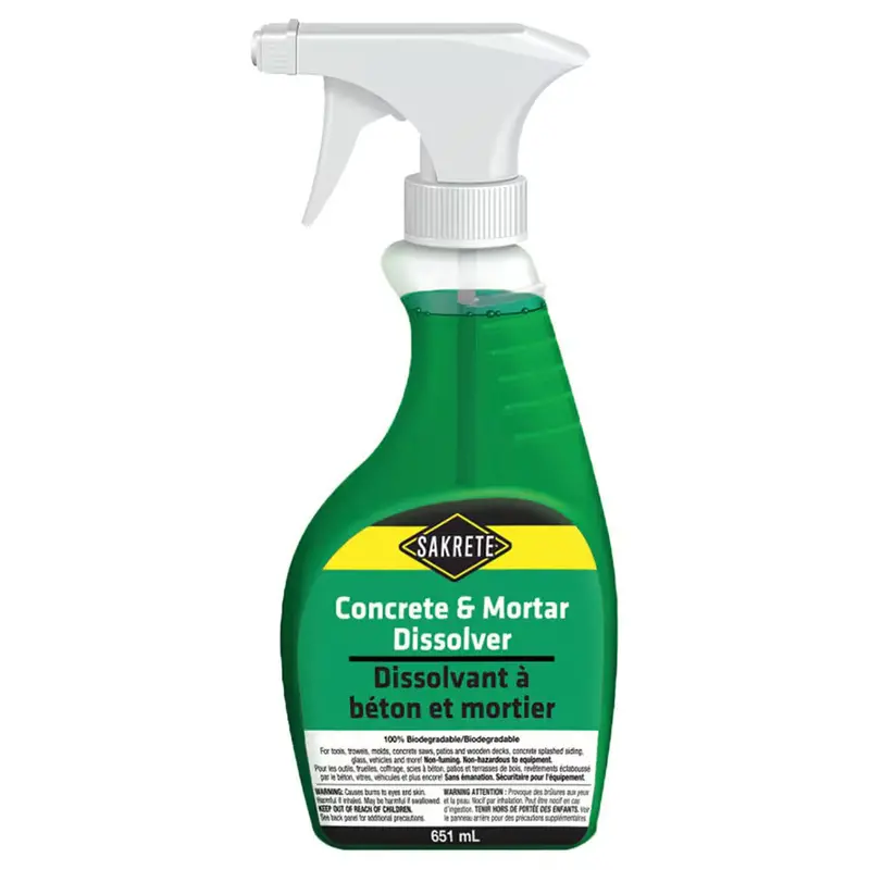 Sakrete Concrete And Mortar Dissolver – 650-Milliliter Bottle 1
