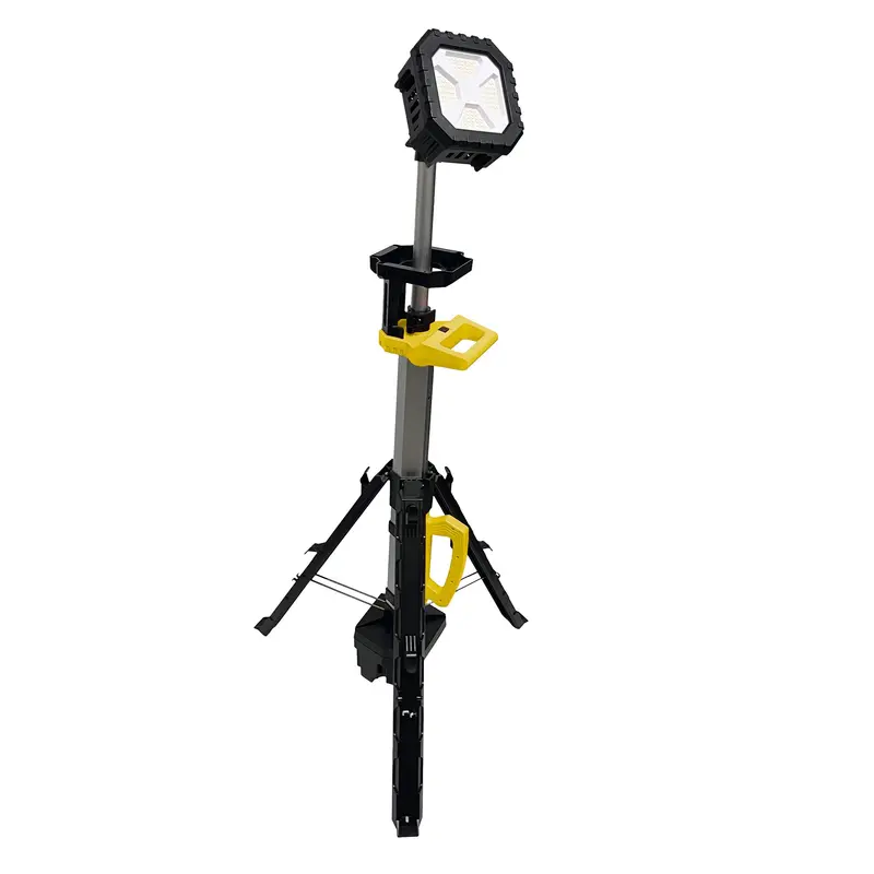 Shopro L002924 Cordless Led Tripod Work Light – 10,000 Lumens 1