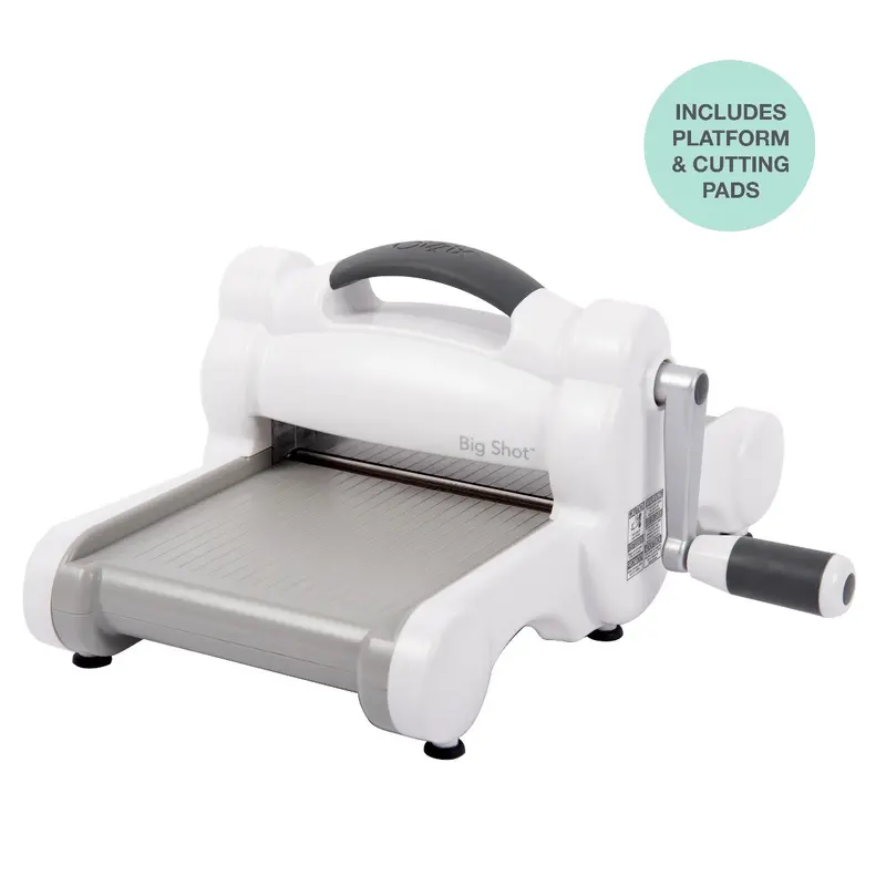 Sizzix Big Shot Machine – White & Gray Manual Die-Cutting System (Platform Included) 1