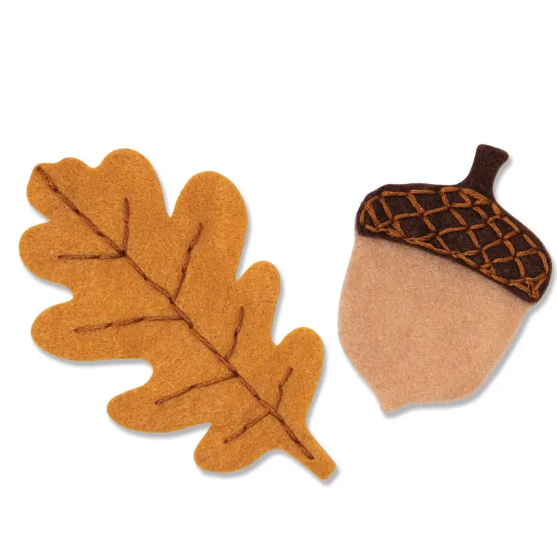 Sizzix Bigz Die: Acorn & Oak Leaf – Large-Scale Natural Element Cutting Die 1