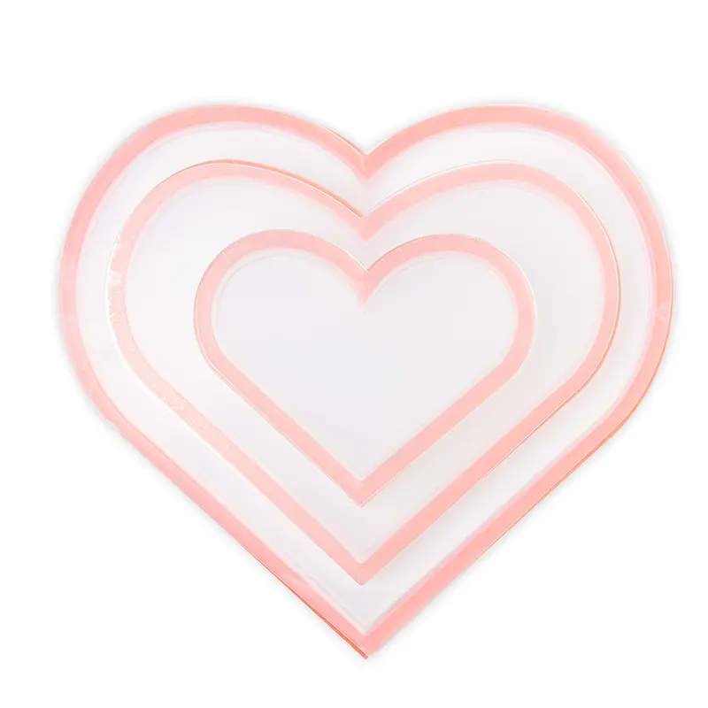 Sizzix Shaker Pane Dies – Heart Shapes, 1.5", 2.5", And 3.5" (3-Piece Set) 1