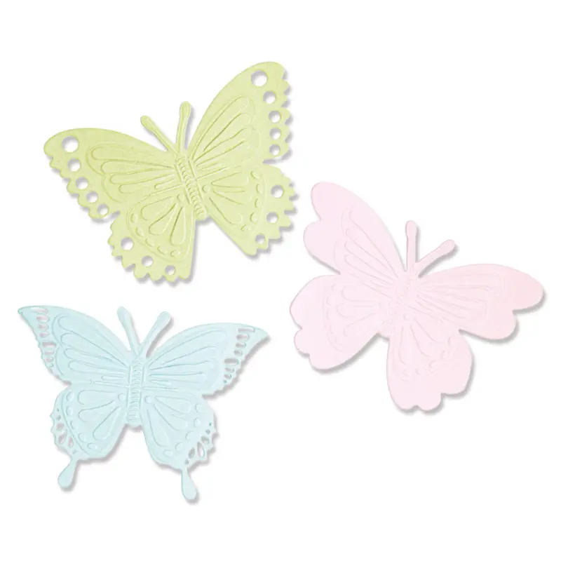 Sizzix Switchlits Detailed Butterflies Embossing Folder 1