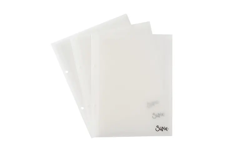 Sizzix Transparent Die Storage Envelopes – 3-Pack For Organized Crafting 1