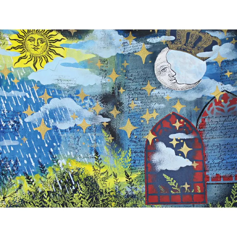 Sizzix Weather Wonder Studio A5 Clear Stamp & Stencil Kit – 6 Stamps + 3 A5 Stencils By Mark Montano 1