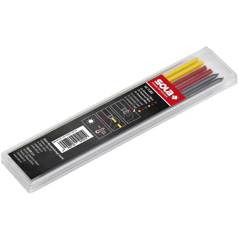 Sola Graphite-Colored Lead Refills – Pack Of 6 1