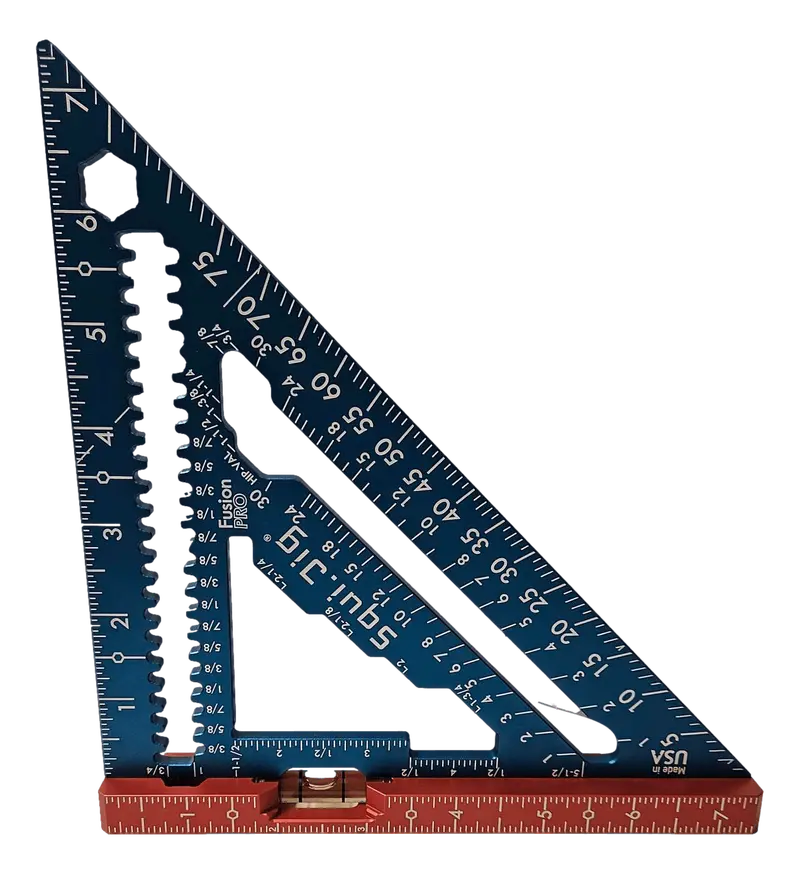 Squi.Jig Fusion Pro Rafter Square – 7.5-Inch Limited Rwb Edition 1