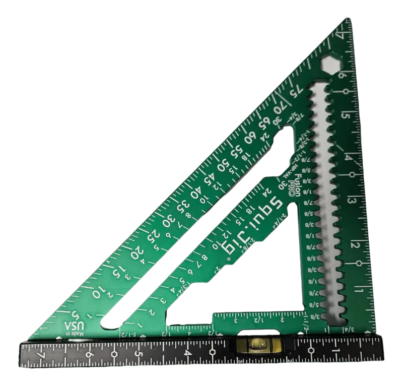 Squi.Jig Fusion Pro Rafter Square – 7.5" Precision Layout Tool 1