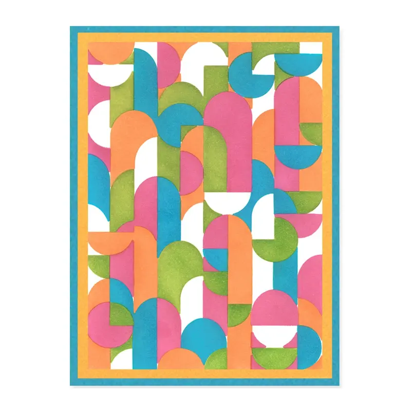 Stacey Park Around The Block Layered Stencils – A6 Cosmopolitan Set (4-Piece) 1