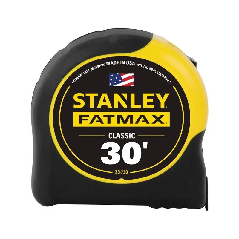 Stanley Fatmax 33-730 30-Foot Classic Tape Measure – Blade Lock & Belt Clip 1