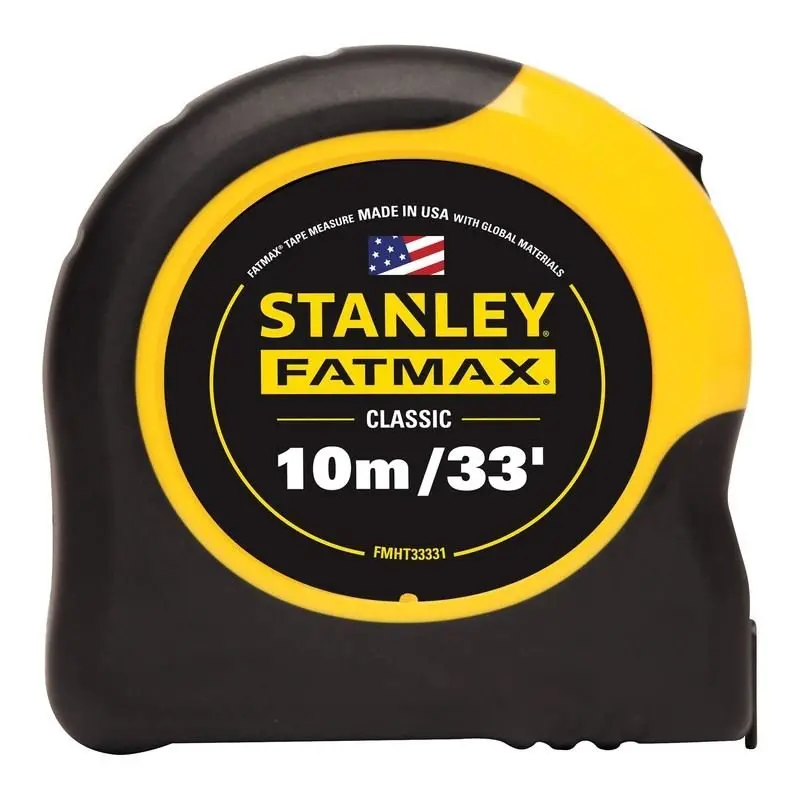 Stanley Fatmax Fmht33331S Tape Measure – 1-1/4 In Blade Width, 33 Ft / 10 M Length 1