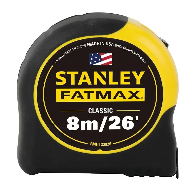Stanley Fatmax Fmht33826S 1-1/4-Inch X 26-Foot Tape Measure – 8-Meter Metric/Imperial Scale 1