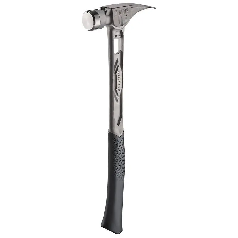 Stiletto Tibone 15 Oz Titanium Framing Hammer – Smooth Steel-Face Variant (Tib15Sc) 1