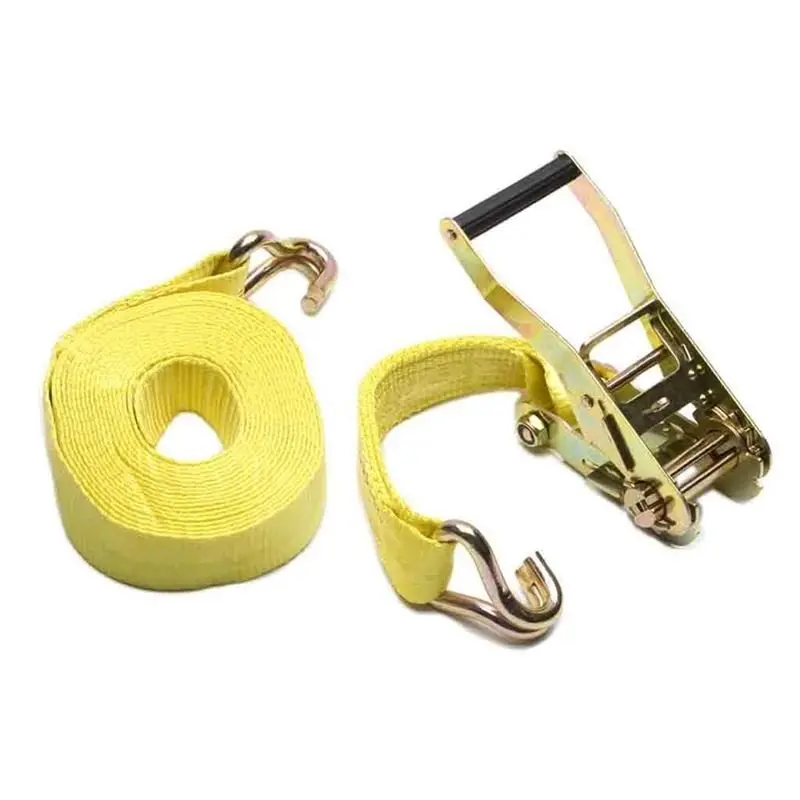 Stinson 2" X 27' Tie-Down Ratchet Strap With J-Hooks 1